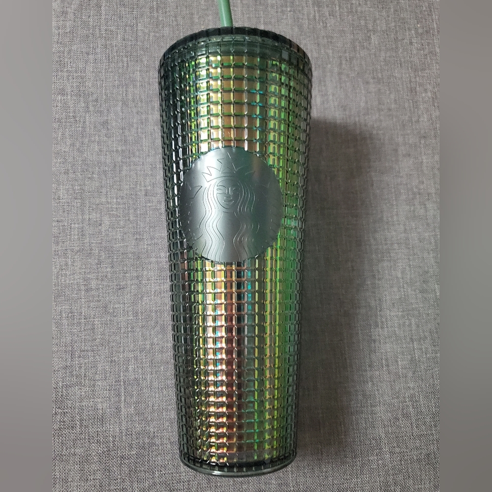 Starbucks Black Olive and Orange Iridescent Tumbler
